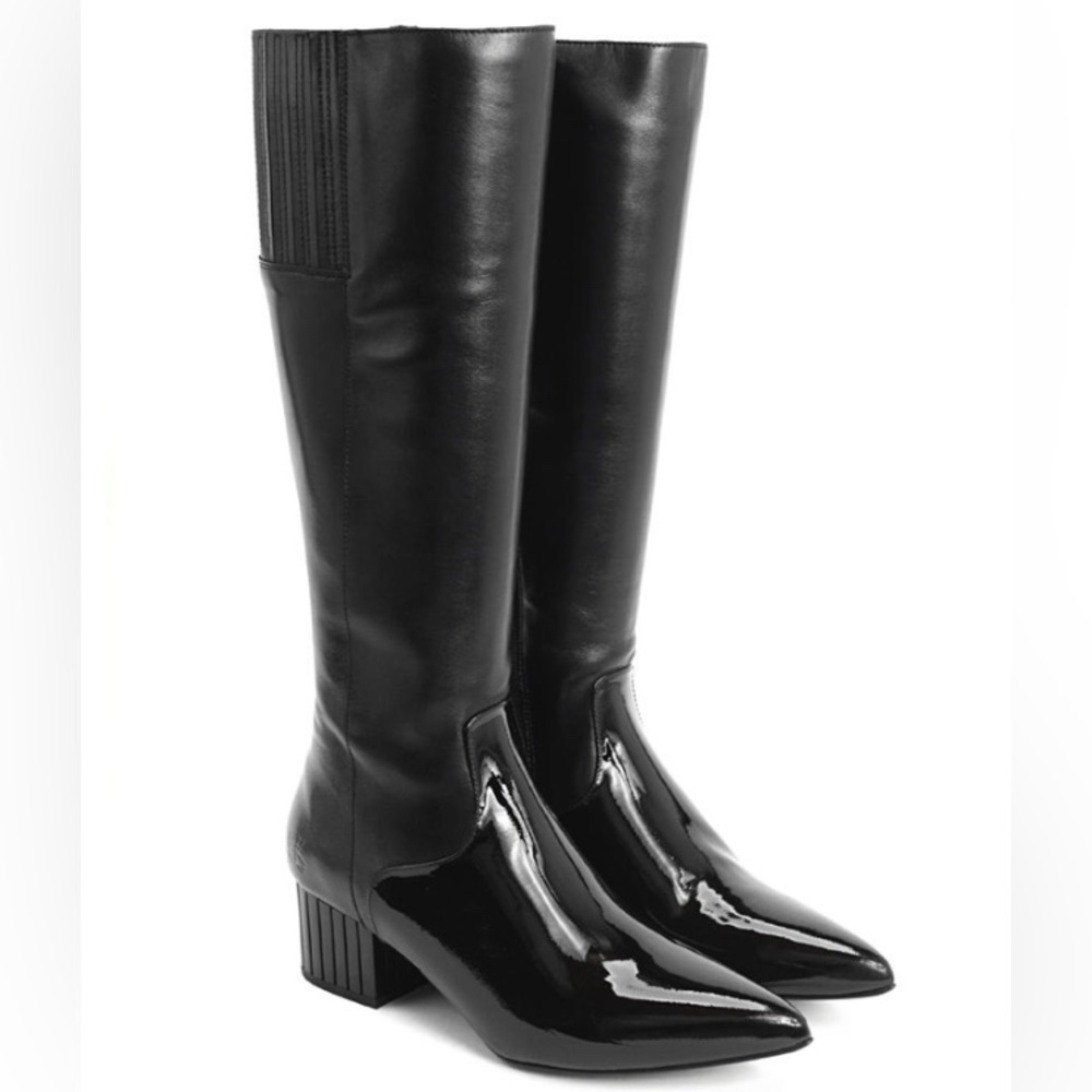 John Fluevog Effortless Sofia Block Heel Boot Size 8